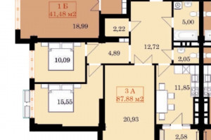 Квартира, 3комн, ПСО, Элитка, 14этаж, 14этажность, 87м2, 590$, Джал 15