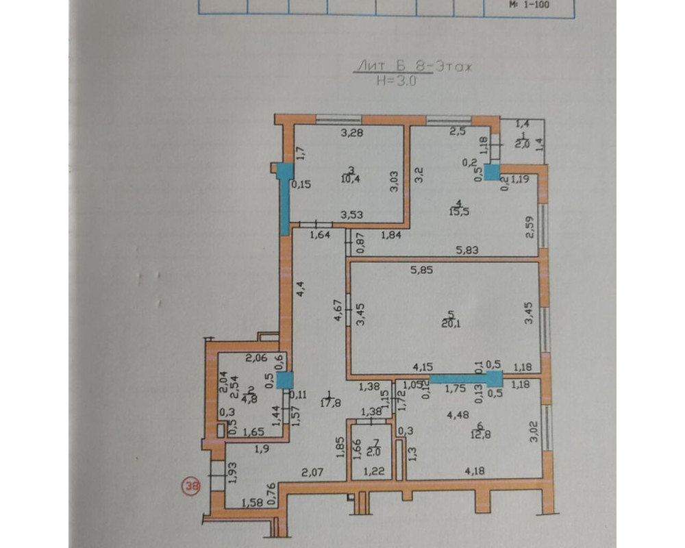 <b>Срочно</b>, Квартира, 3комн, с отделкой, Элитка, 8этаж, 12этажность, 86м<sup>2</sup>, 105000$