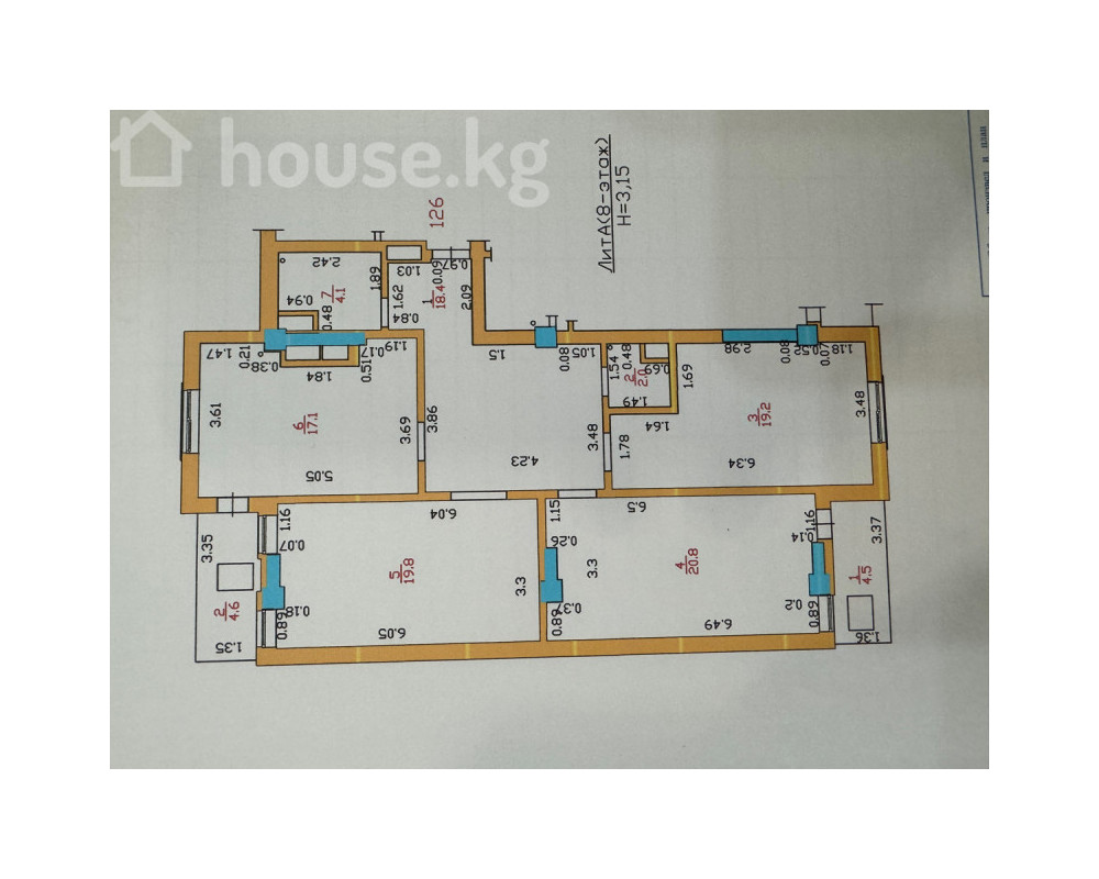 <b>Срочно</b>, Квартира, с отделкой, Элитка, 8этаж, 12этажность, 111м<sup>2</sup>, 135000$