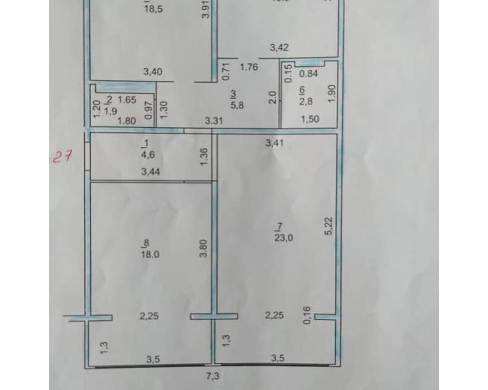 , Квартира, 3комн, с отделкой, Элитка, 9этаж, 9этажность, 95м<sup>2</sup>, 87800$