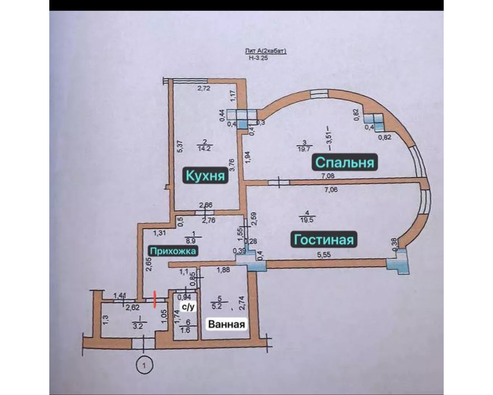  Квартира, 2комн, с отделкой, Элитка, 2этаж, 10этажность, 69м<sup>2</sup>, 87000$