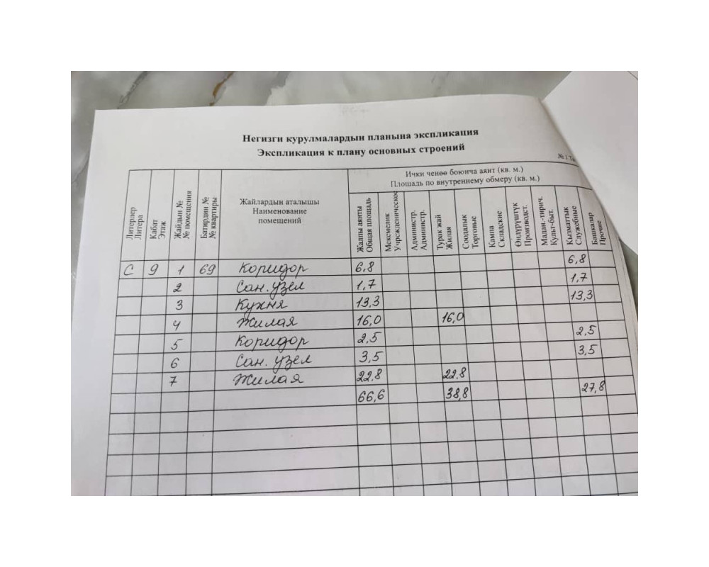 , Квартира, 2комн, с отделкой, 106 серия, 9этаж, 9этажность, 68м<sup>2</sup>, 67000$